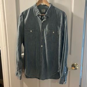 J.Crew chambray button down. Size medium.  Lightly used.